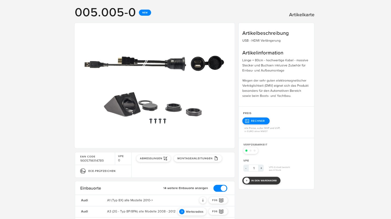 Illustration für Webshop