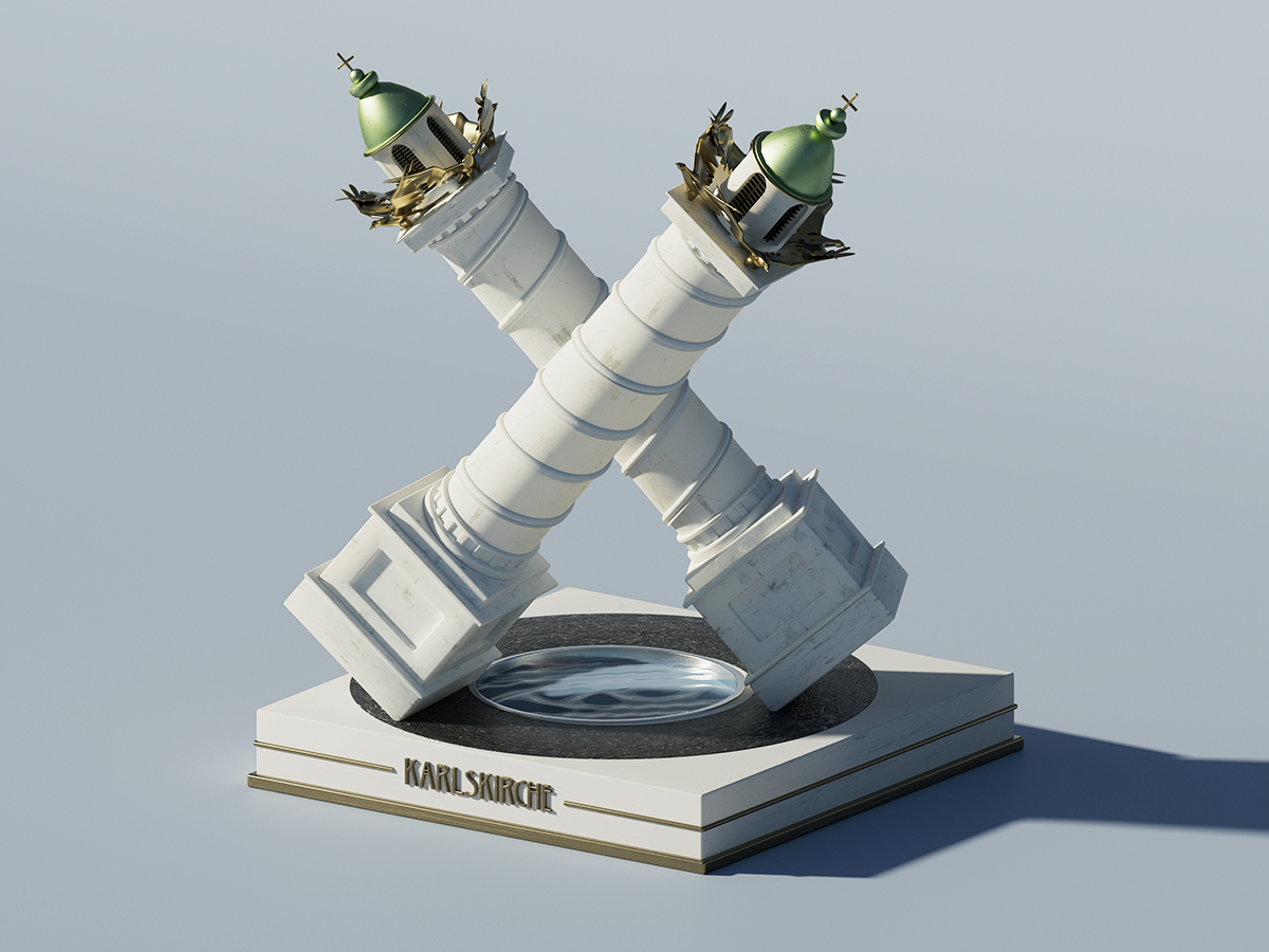 3D Schrift Buchstabe X