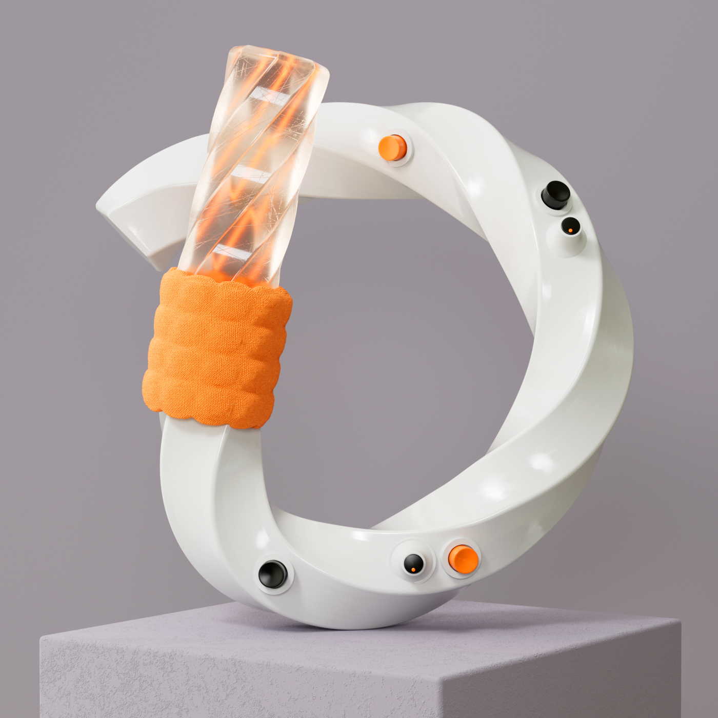 3D Buchstabe D