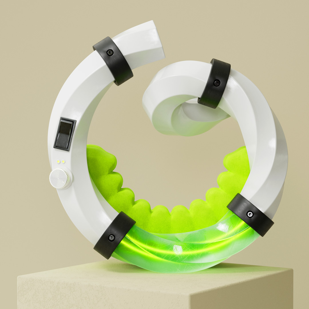 3D Schirft Buchstabe O 36 days of type letter