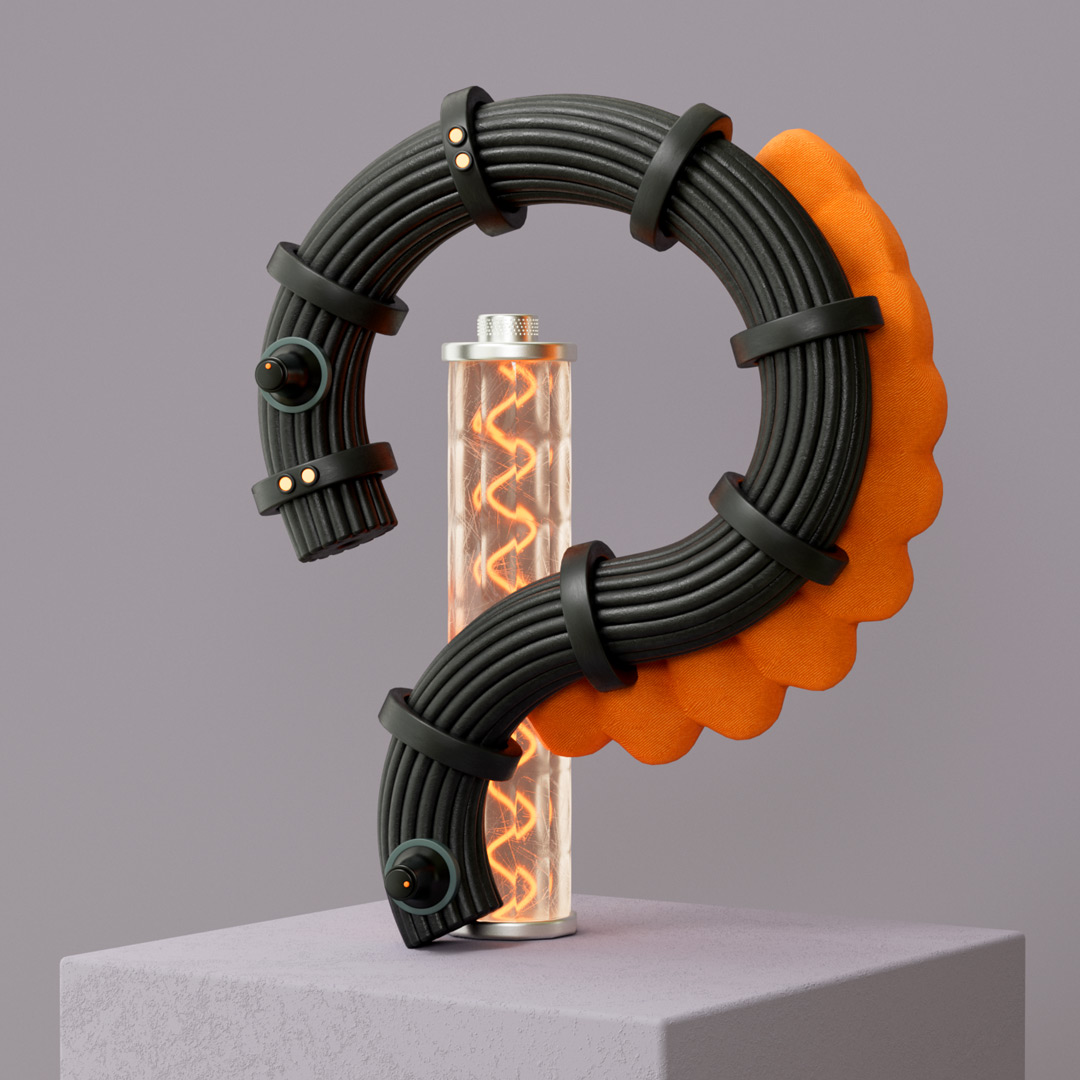 3D Lettering 36 days of type letter