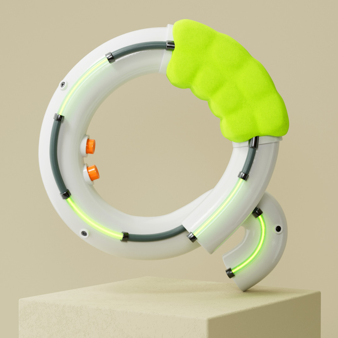 3D Lettering Buchstabe Q 36 days of type letter
